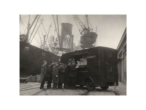 Mobile canteen for dockers 1942