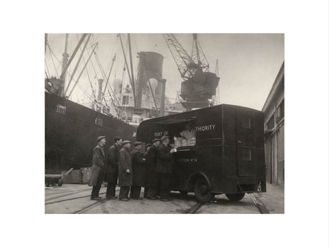 Mobile canteen for dockers 1942