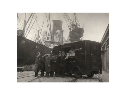 Mobile canteen for dockers 1942