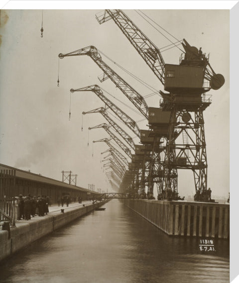 Cranes King George V Docks 1921