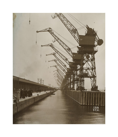 Cranes King George V Docks 1921