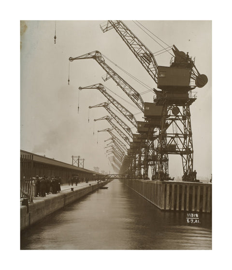 Cranes King George V Docks 1921