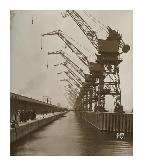 Cranes King George V Docks 1921