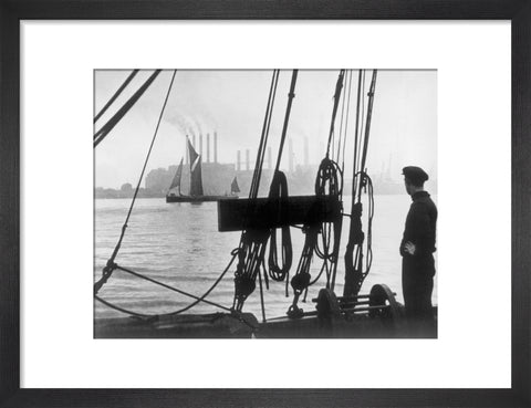 Working boats on The River Thames 1937