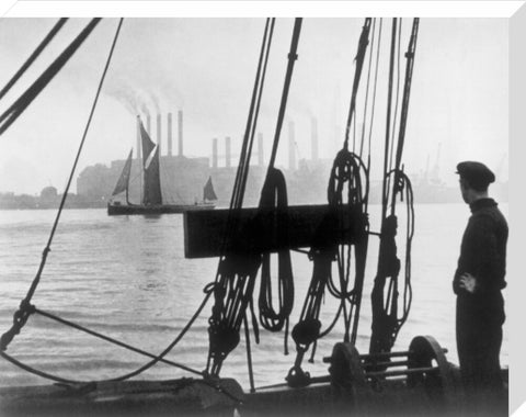 Working boats on The River Thames 1937