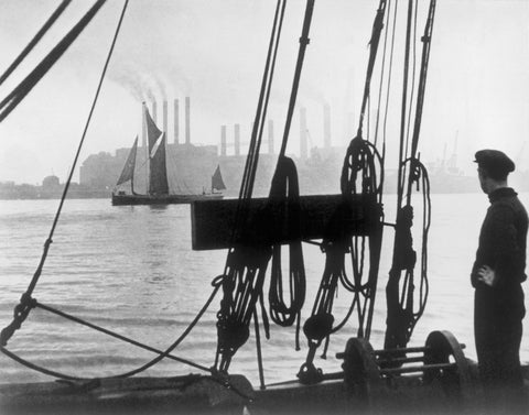 Working boats on The River Thames 1937