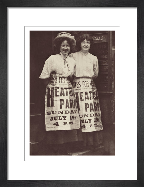Two suffragettes Mabel Capper and Patricia Woodlock 1908