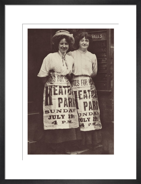 Two suffragettes Mabel Capper and Patricia Woodlock 1908