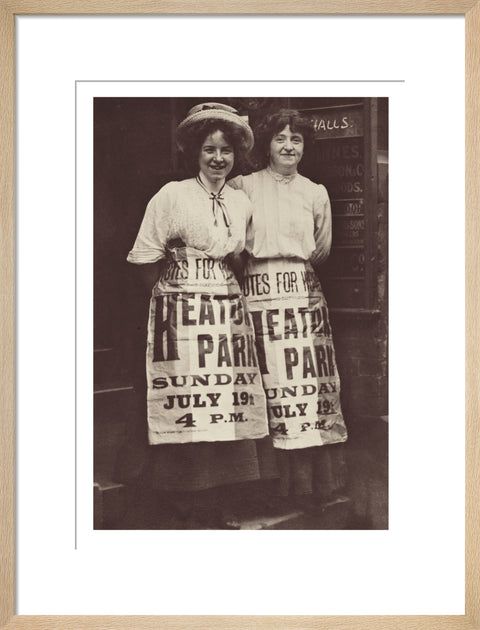 Two suffragettes Mabel Capper and Patricia Woodlock 1908