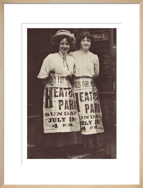 Two suffragettes Mabel Capper and Patricia Woodlock 1908