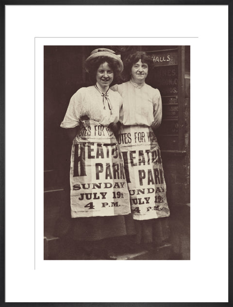 Two suffragettes Mabel Capper and Patricia Woodlock 1908