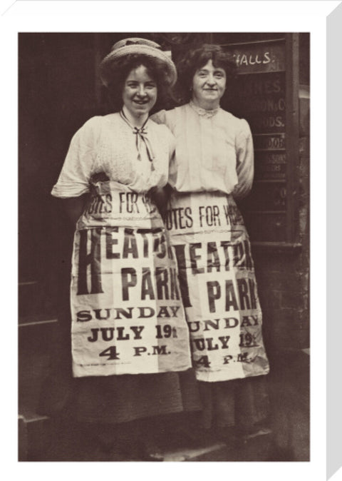 Two suffragettes Mabel Capper and Patricia Woodlock 1908