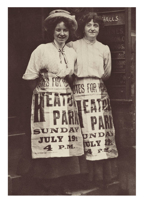 Two suffragettes Mabel Capper and Patricia Woodlock 1908