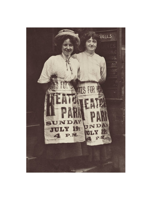 Two suffragettes Mabel Capper and Patricia Woodlock 1908