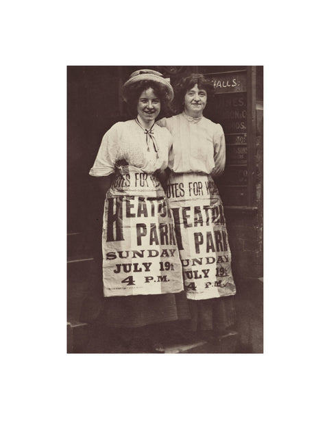 Two suffragettes Mabel Capper and Patricia Woodlock 1908