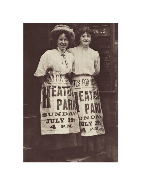 Two suffragettes Mabel Capper and Patricia Woodlock 1908