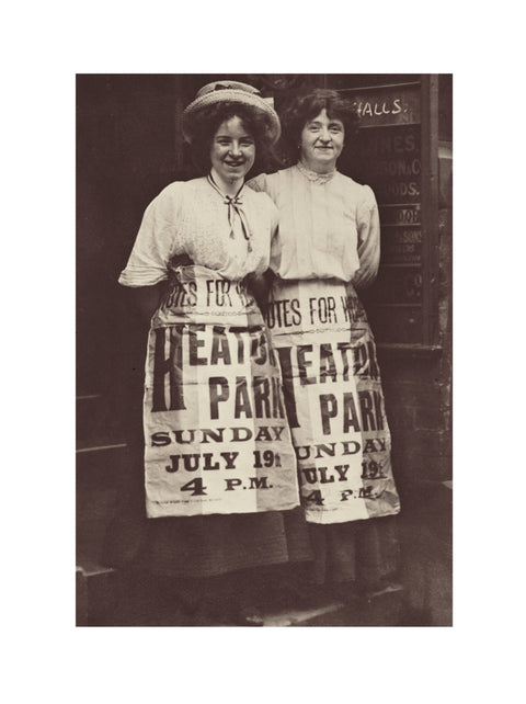 Two suffragettes Mabel Capper and Patricia Woodlock 1908