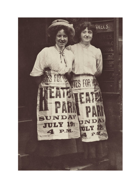 Two suffragettes Mabel Capper and Patricia Woodlock 1908