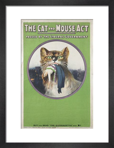 The cat and mouse act passed by liberal government' 1914