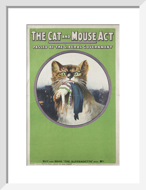 The cat and mouse act passed by liberal government' 1914