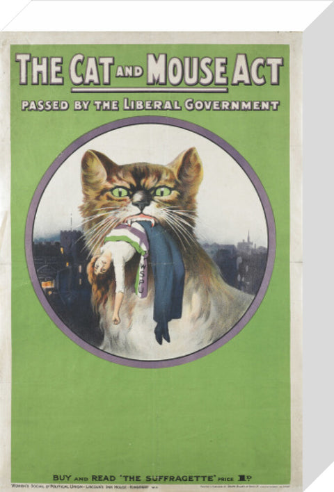 The cat and mouse act passed by liberal government' 1914