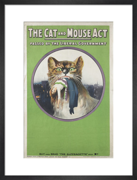 The cat and mouse act passed by liberal government' 1914