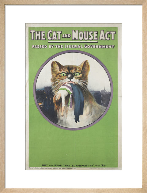 The cat and mouse act passed by liberal government' 1914