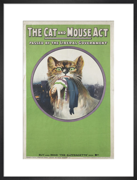 The cat and mouse act passed by liberal government' 1914