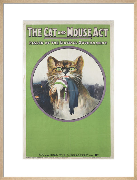 The cat and mouse act passed by liberal government' 1914