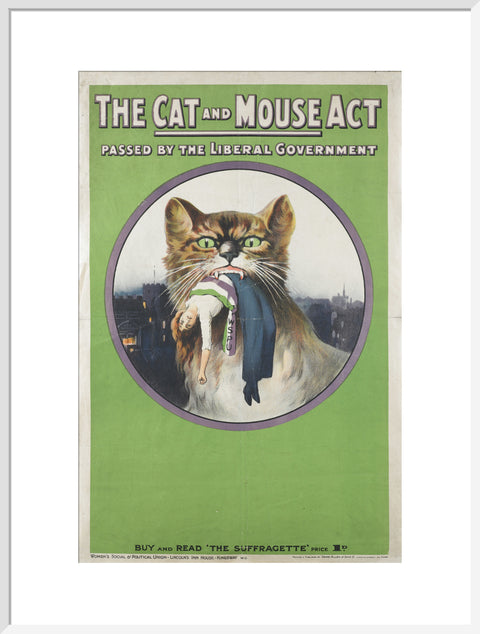 The cat and mouse act passed by liberal government' 1914