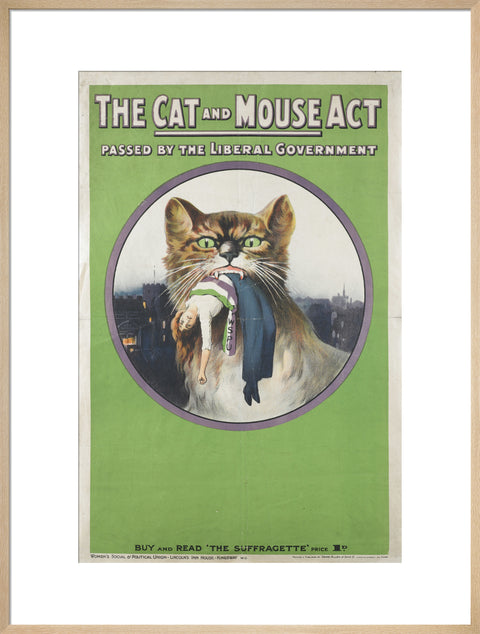 The cat and mouse act passed by liberal government' 1914