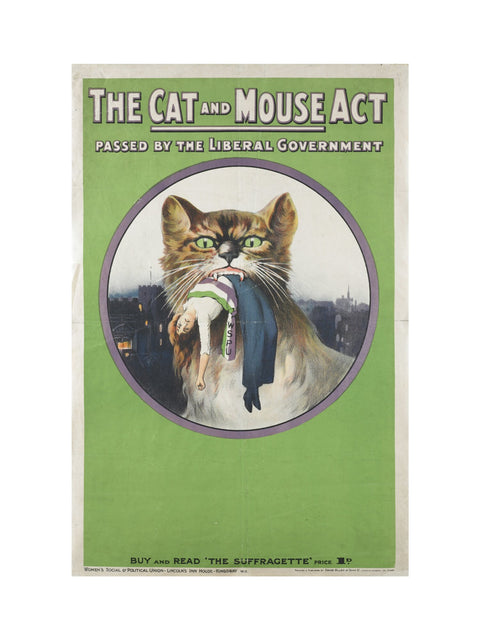 The cat and mouse act passed by liberal government' 1914