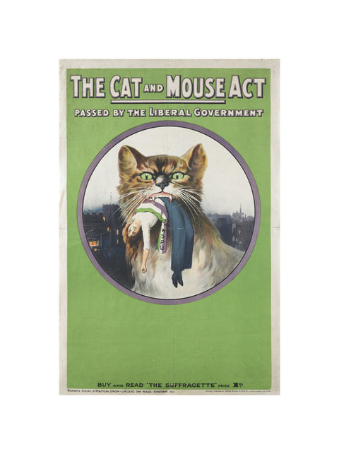 The cat and mouse act passed by liberal government' 1914