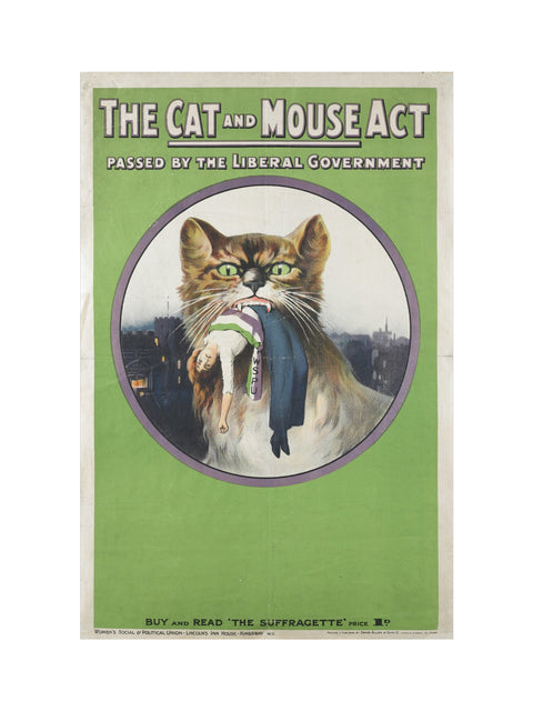 The cat and mouse act passed by liberal government' 1914