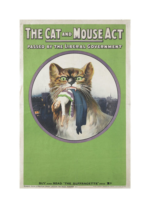The cat and mouse act passed by liberal government' 1914