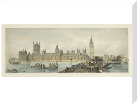 Panorama from Westminster Bridge 1850-1859