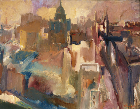 Evening in the City of London 1944
