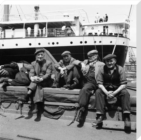 Dockers taking a break c.1960