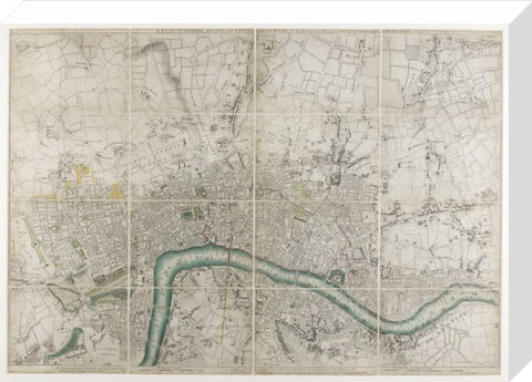 A plan of London with all the new streets 1766