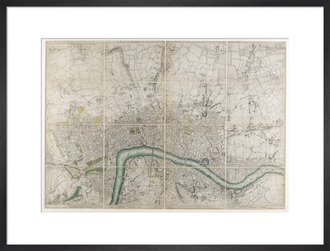 A plan of London with all the new streets 1766