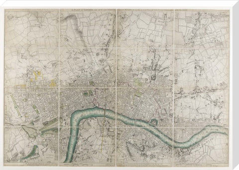 A plan of London with all the new streets 1766