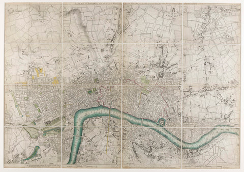 A plan of London with all the new streets 1766