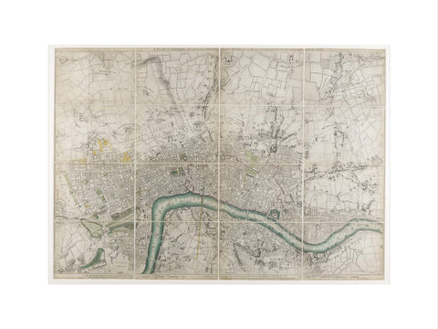 A plan of London with all the new streets 1766