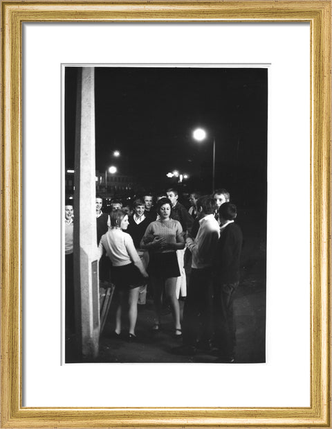 A group of male and female skinhead 'Mods' 1969