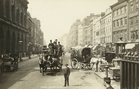 The Strand looking west c 1900