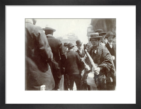 A trumpet seller at the Coronation of Edward VII June 1902