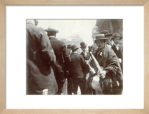 A trumpet seller at the Coronation of Edward VII June 1902