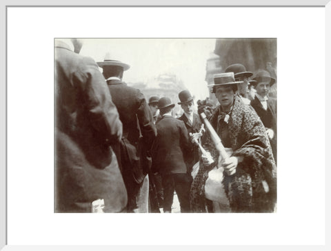 A trumpet seller at the Coronation of Edward VII June 1902
