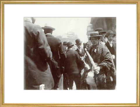 A trumpet seller at the Coronation of Edward VII June 1902