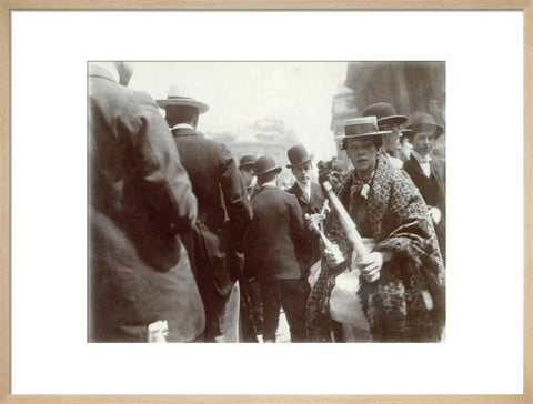A trumpet seller at the Coronation of Edward VII June 1902